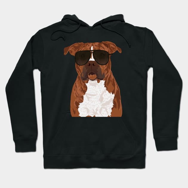 Cool Pitbull for Pitbull Parents or Pitbull Lovers Hoodie by riin92